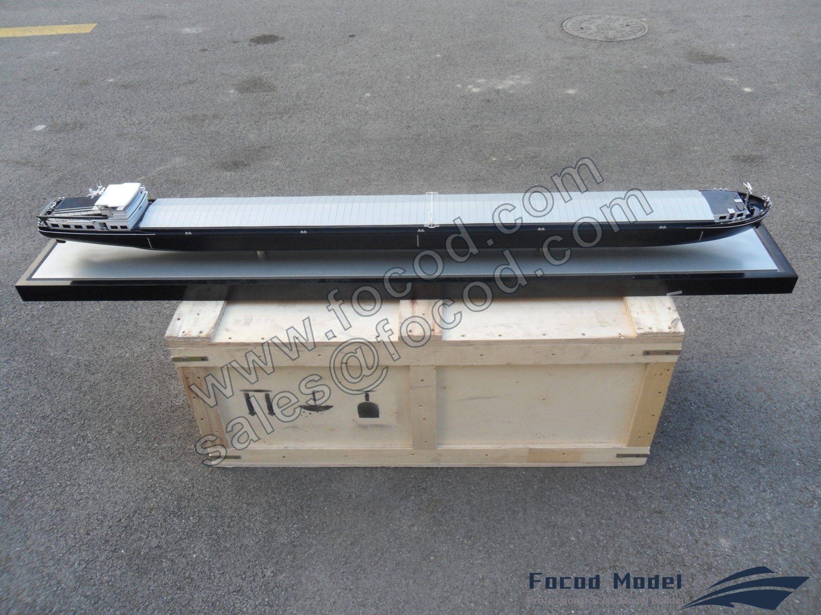 customized model of 135米内河货船（带驾驶室内部）
